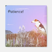 Peaceful Dog マグネット (正面)