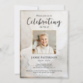 Peaceful Dove Celebration of Life Photo, Funeral 招待状 (正面)