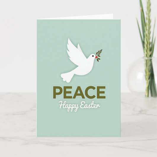 Peaceful Dove Holiday Card カード (正面)