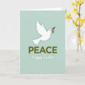Peaceful Dove Holiday Card カード (黄色い花)