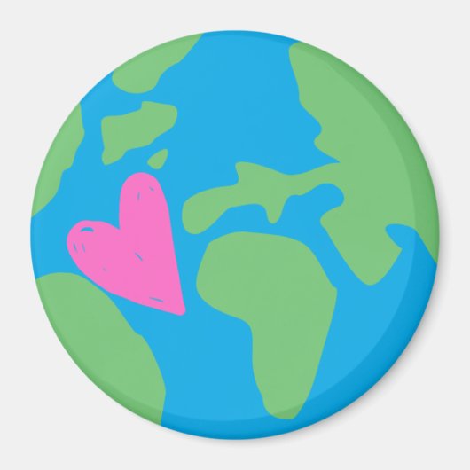 peaceful earth マグネット (正面)