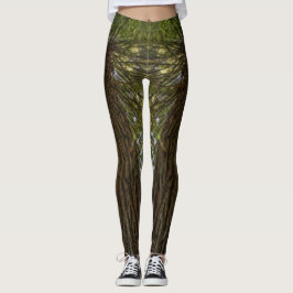 Peaceful Forest With Golden Light Photo Legging レギンス