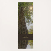 Peaceful Forest With Golden Light Photo Yoga Mat ヨガマット (正面)