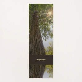 Peaceful Forest With Golden Light Photo Yoga Mat ヨガマット