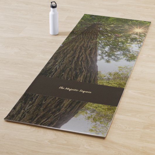 Peaceful Forest With Golden Light Photo Yoga Mat ヨガマット (インサイチュ)