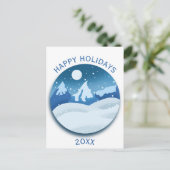 Peaceful Frosted Landscape  ポストカード (スタンド正面)