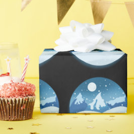 Peaceful Frosted Landscape ラッピングペーパー