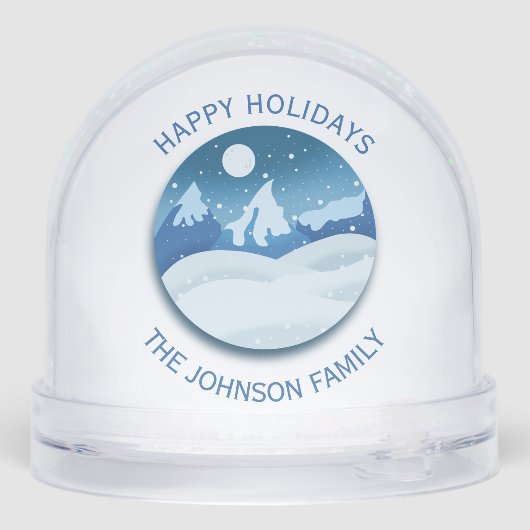 Peaceful Frosted Landscape Custom (裏面)