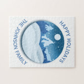 Peaceful Frosted Landscape Custom ジグソーパズル (横)