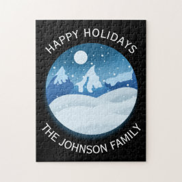 Peaceful Frosted Landscape Custom ジグソーパズル