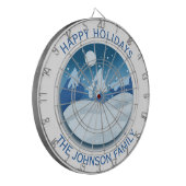 Peaceful Frosted Landscape Custom ダーツボード (正面左)