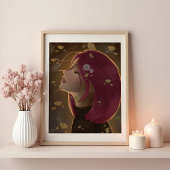 Peaceful Golden Glow ポスター