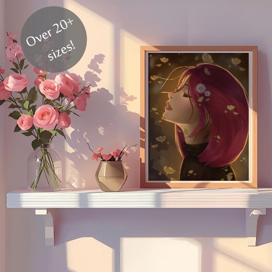 Peaceful Golden Glow ポスター