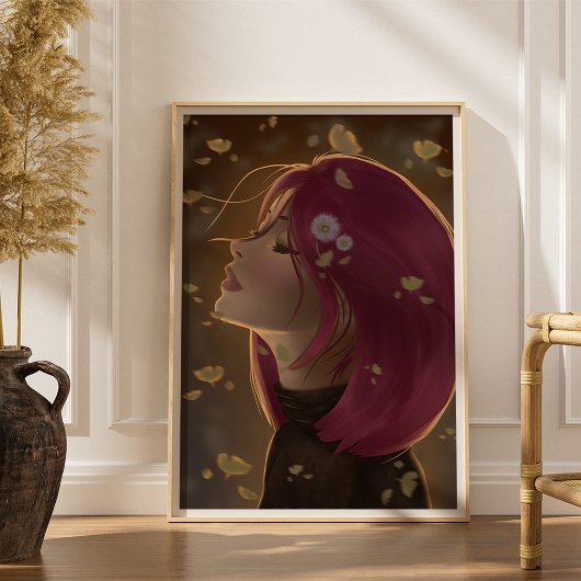 Peaceful Golden Glow ポスター