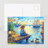 Peaceful Harbor Daydream シーズンポストカード (正面/裏面)