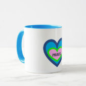 PEACEFUL HEART Mug マグカップ (正面左)