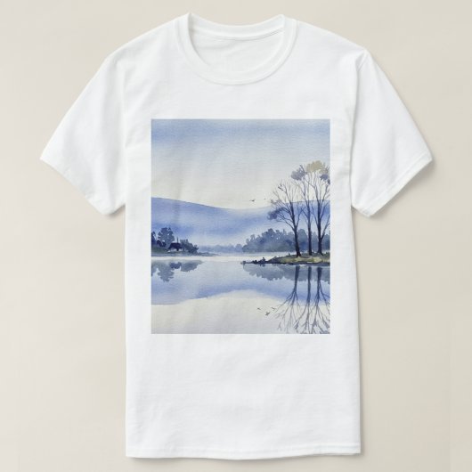 Peaceful landscape tシャツ (デザイン正面)