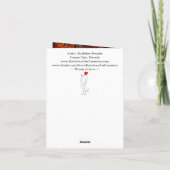 Peaceful Landscape with Words of Loss Sympathy カード (裏面)