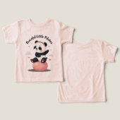 Peaceful Little Pilates Panda | Cute Kawaii Fitnes (デザイン正面&裏面)