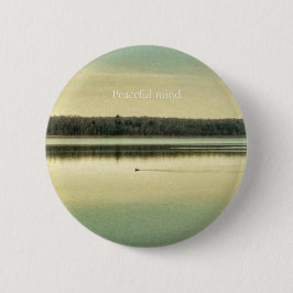 Peaceful Mind – Original Lake Photography Button 缶バッジ