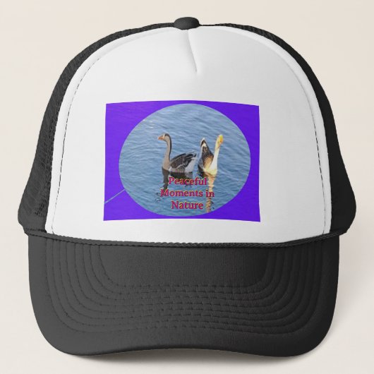 Peaceful Moments in Nature Hat キャップ (正面)