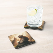 Peaceful Monkey Beverage Coaster コースター (右側)