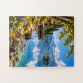Peaceful Mountain Lake Jigsaw Puzzle ジグソーパズル (横)