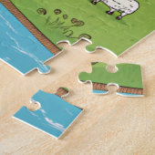 Peaceful Nature Scene Custom Photo Jigsaw Puzzle ジグソーパズル (側面)