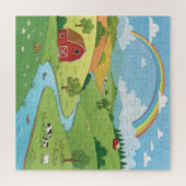 Peaceful Nature Scene Custom Photo Jigsaw Puzzle ジグソーパズル (横)