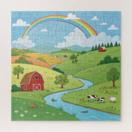 Peaceful Nature Scene Custom Photo Jigsaw Puzzle ジグソーパズル (縦)
