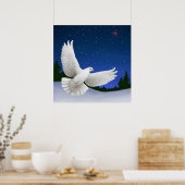Peaceful Night Dove Print ポスター (キッチン)