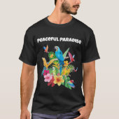 Peaceful Paradise Find Your Calm Tシャツ (正面)