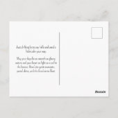 Peaceful Pastel Sailboats Nautical Marine Art ポストカード (裏面)