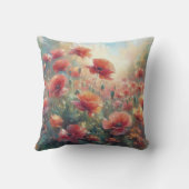 Peaceful Poppy Meadow クッション (裏面)