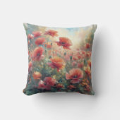 Peaceful Poppy Meadow クッション (正面)