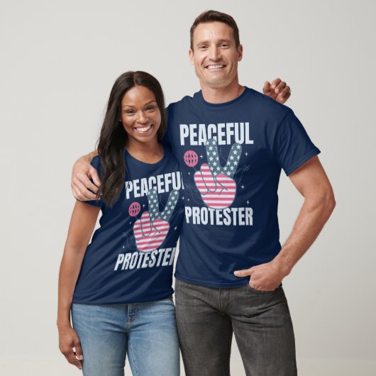 Peaceful Protester Statement - Advocate for Change Tシャツ (ユニセックス)