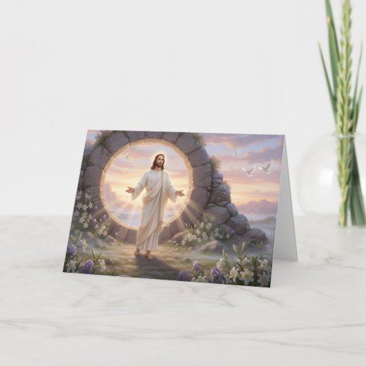 Peaceful Resurrection Of Jesus Christ カード (正面)