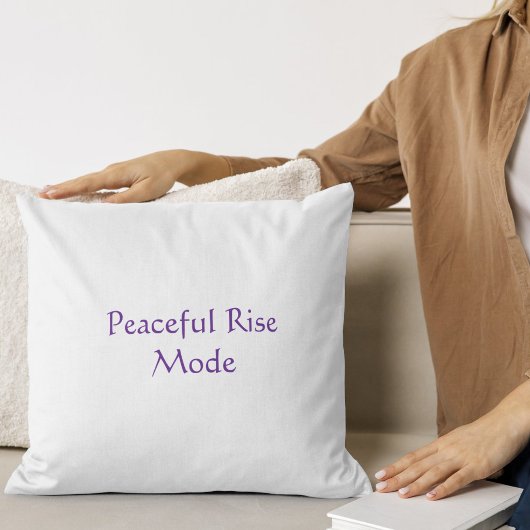 Peaceful Rise Mode モダン書体 クッション