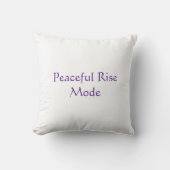 Peaceful Rise Mode モダン書体 クッション (正面)