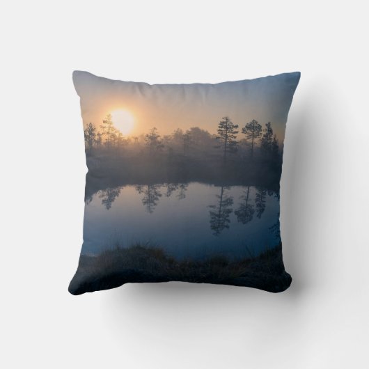 Peaceful Rise Mode Modern Script  クッション (裏面)