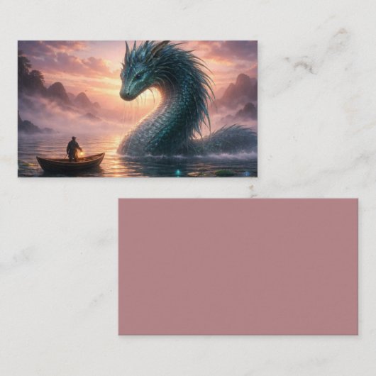 Peaceful Sea Creature Fantasy Business Card 名刺 (正面/裏面)