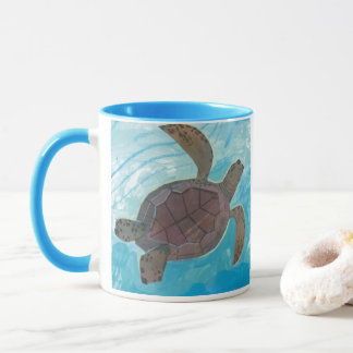 Peaceful Sea Turtle Mug マグカップ