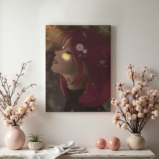 Peaceful Soft Radiance キャンバスプリント