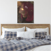 Peaceful Soft Radiance キャンバスプリント (インサイチュ (寝室))