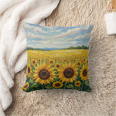 Peaceful sunflowers bsg クッション (ブランケット)