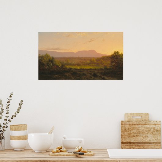 Peaceful Valley - Alexander Wyant Fine Art Poster ポスター (キッチン)