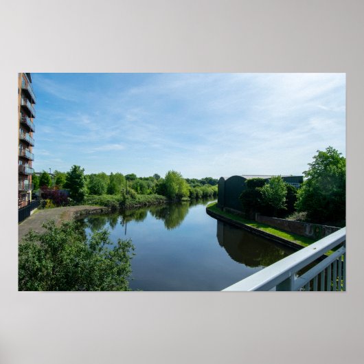 Peaceful Waterside at Wakefield Waterfront ポスター (正面)
