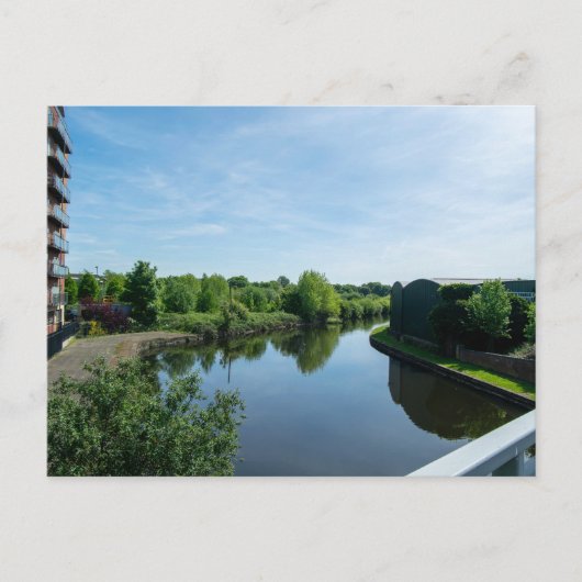 Peaceful Waterside at Wakefield Waterfront ポストカード (正面)