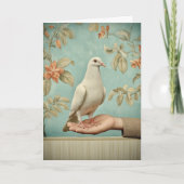 Peaceful White Dove カード (正面)