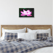 Peaceful Zen Lotus Flower Canvas Print キャンバスプリント (インサイチュ (寝室))